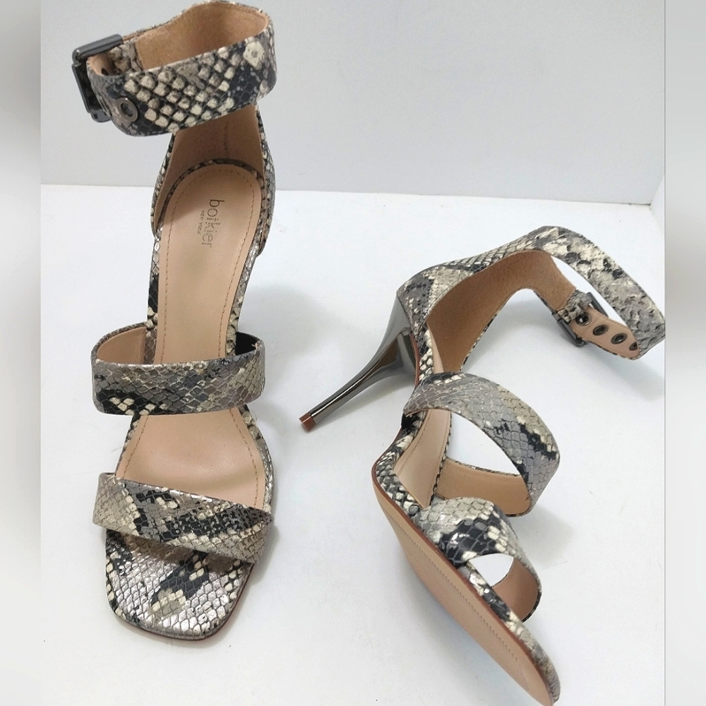 Botkier NY Lorri Snakeskin Sandals, Size 9 NWOT